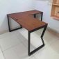 HBMC017 - Bàn chữ L 140x140 MConcept chân sắt lắp ráp