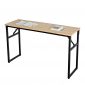 Bàn học gấp gọn 120x40cm gỗ cao su SPD68226