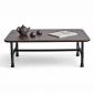 Bàn trà chân ống nước 100x70cm gỗ tràm TT68311