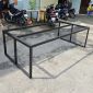 Chân sắt lắp ráp 240x120cm hệ Rectang sơn tĩnh điện HCRT037
