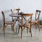 Combo bộ bàn ăn tròn 4 ghế Thonet BBA171
