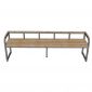 Ghế băng dài 200x45x60cm gỗ cao su GBD039