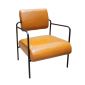 Ghế sofa đơn bọc da simili khung sắt GSD68099