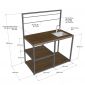 Bếp Mini 120cm gỗ plywood chống nước cho phòng trọ KBMN001