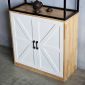 Kệ trang trí 80x30x220cm gỗ cao su KTB68199