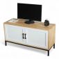 Tủ TV nhỏ 100x35x50cm gỗ cao su KTV68113