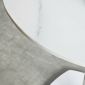 Bàn cafe tròn 60cm mặt đá ceramic CFD68238