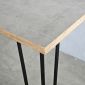 Bàn làm việc đơn giản mặt gỗ Plywood chân sắt Hairpin HOBP028