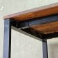 Bàn làm việc gỗ tràm 140x70cm hệ Wooden chân sắt lắp ráp HBWD005