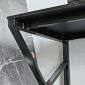 Bàn làm việc 200x80cm gỗ cao su chân chữ K HBKC049