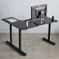 Bàn làm việc chữ L 120x100cm gỗ cao su hệ TIO HBTO025