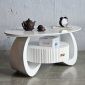 Bàn sofa hình Ellipse 100x60cm đá ceramic TT68314