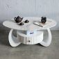 Bàn sofa hình Ellipse 100x60cm đá ceramic TT68314
