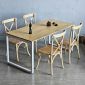 Combo bàn ăn 160x80cm và 4 ghế ăn Bistro BBA175