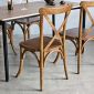 Combo bàn ăn 140x70cm gỗ plywood và 4 ghế ăn Bistro BBA174