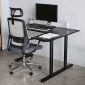 Combo bàn làm việc góc L và ghế lưới văn phòng CB68208