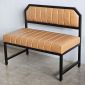 Ghế băng bọc nệm 100x55x87cm khung sắt GBD045