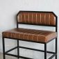 Ghế băng bọc nệm 100x55x117cm khung sắt GBD046
