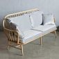 Ghế sofa đôi Song Trúc gỗ tần bì SFB68091