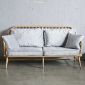 Ghế sofa đôi Song Trúc gỗ tần bì SFB68091
