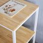 Kệ bếp 100x50x85cm gỗ cao su KB68051