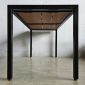 Bàn ăn ngoài trời 140x80cm gỗ nhựa BA68208