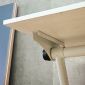 Bàn đào tạo gấp gọn 120x60cm chân sắt di động SPD68224