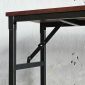 Ghế băng dài gấp gọn 120x35cm gỗ cao su GBD049