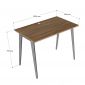 Bàn làm việc 120x60cm gỗ plywood hệ Tứ Giác Côn HBDI001