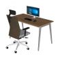 Bàn làm việc 140x70cm gỗ plywood hệ Tứ Giác Côn HBDI007