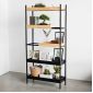 Kệ ray trượt 5 tầng 82x30x170cm gỗ cao su KS68283