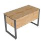 Bàn giáo viên 120x60cm gỗ cao su chân sắt BGV002