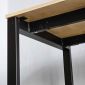 Bàn làm việc 140x60cm gỗ plywood vân Cut Trunk hệ Rectang HBRT104
