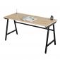 Bàn làm việc 140x60cm gỗ plywood vân Cut Trunk chân chữ A SPD68235