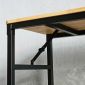 Bàn trẻ em gấp gọn có kệ sách 100x50cm gỗ cao su KGD045