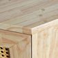 Kệ góc tường 60x60x120cm gỗ cao su KGT68033