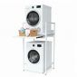 Kệ máy giặt máy sấy 80x77x150cm có ray trượt để giỏ đồ giặt KMG68018