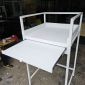 Kệ máy giặt máy sấy 80x77x150cm có ray trượt để giỏ đồ giặt KMG68018