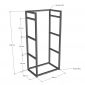 Kệ sách 4 tầng 60x40x130cm gỗ cao su KS68287
