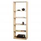 Kệ sách 5 tầng 62x30x170cm gỗ cao su KS68285