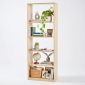Kệ sách 5 tầng 62x30x170cm gỗ cao su KS68285