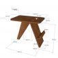 Bàn bên Sofa YABI mini 50x30x45cm - SST042