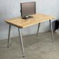 Bàn làm việc 120x70cm gỗ cao su chân sắt hệ Cone - HBCO069