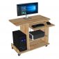 Bàn Vi Tính di động kết hợp kệ máy in - COD68058