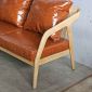 Sofa băng Kana khung gỗ Ash nệm simili SFB68067