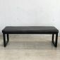 Ghế băng dài bọc nệm PU khung sắt GBD024