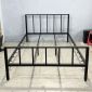 Giường ngủ gỗ cao su khung sắt GN68040