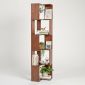 Kệ góc tường gỗ Cao Su 40x40x180cm - KGT68034