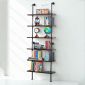 Kệ ống nước sắt gỗ tràm treo áp tường 80x25x220cm - PPF001