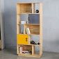 Kệ sách hiện đại BOTA gỗ cao su 80x30x175cm - KS68293